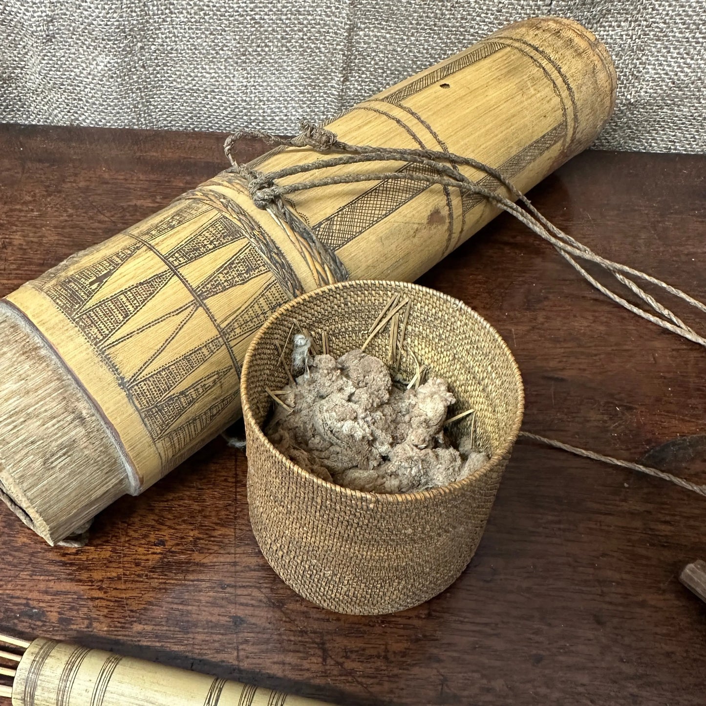 Bamboo Dayak Dart Quiver Borneo The Blind Mole