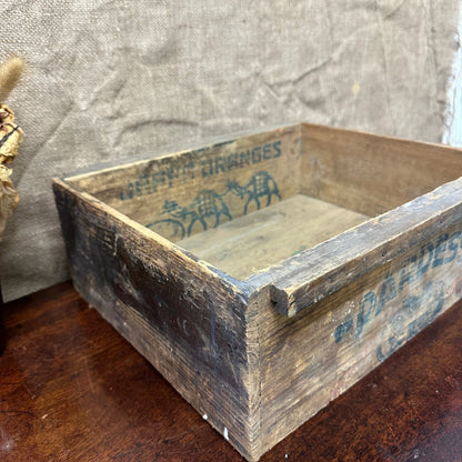 Wooden Crate Pardess Oranges The Blind Mole