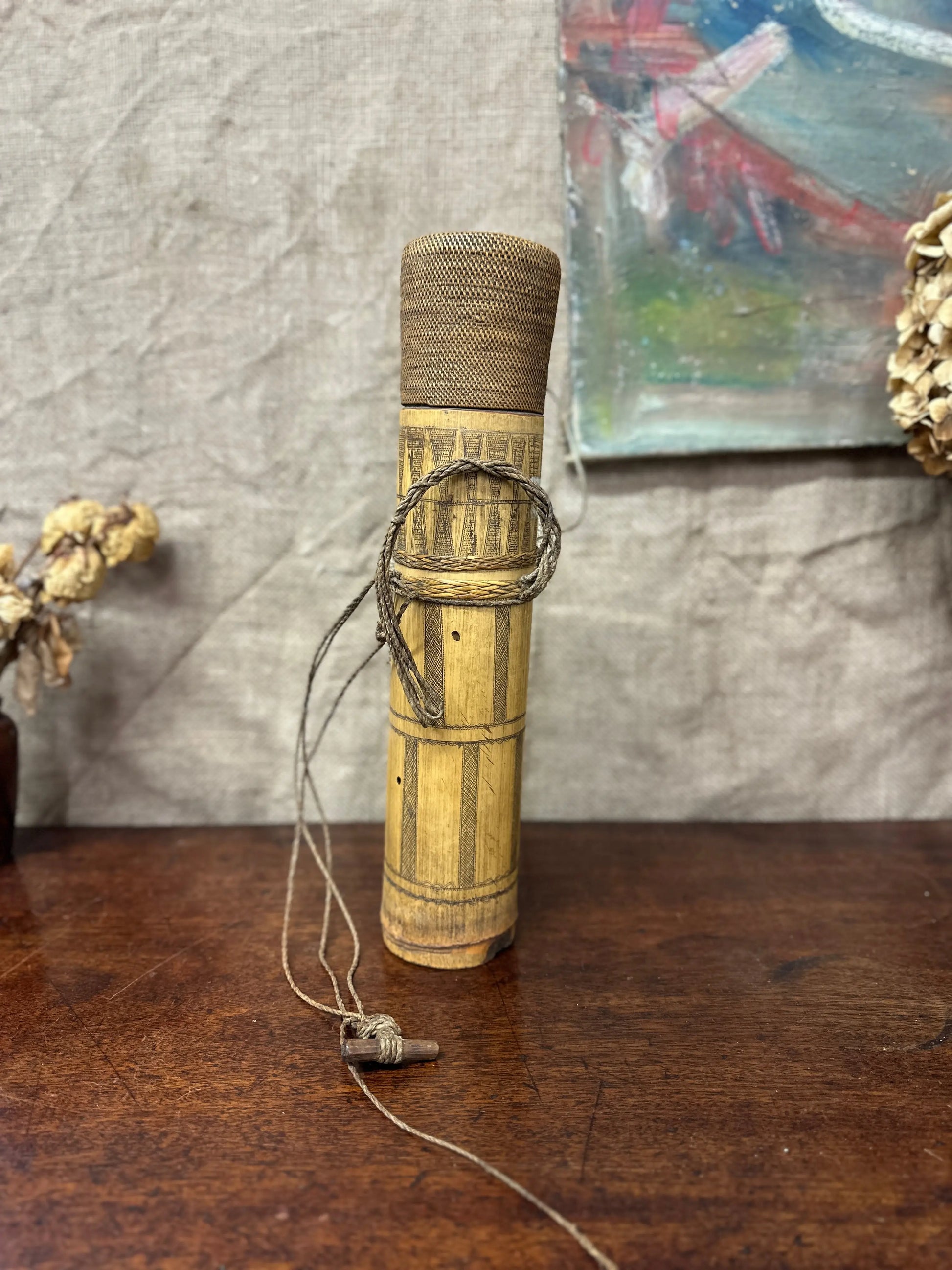 Bamboo Dayak Dart Quiver Borneo The Blind Mole
