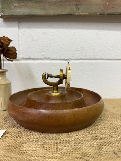 Ships Wheel Brass Nut Cracker - The Blind Mole
