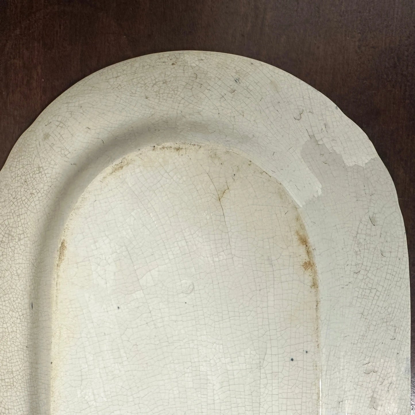 Victorian Flow Blue Platter The Blind Mole