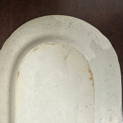 Victorian Flow Blue Platter The Blind Mole