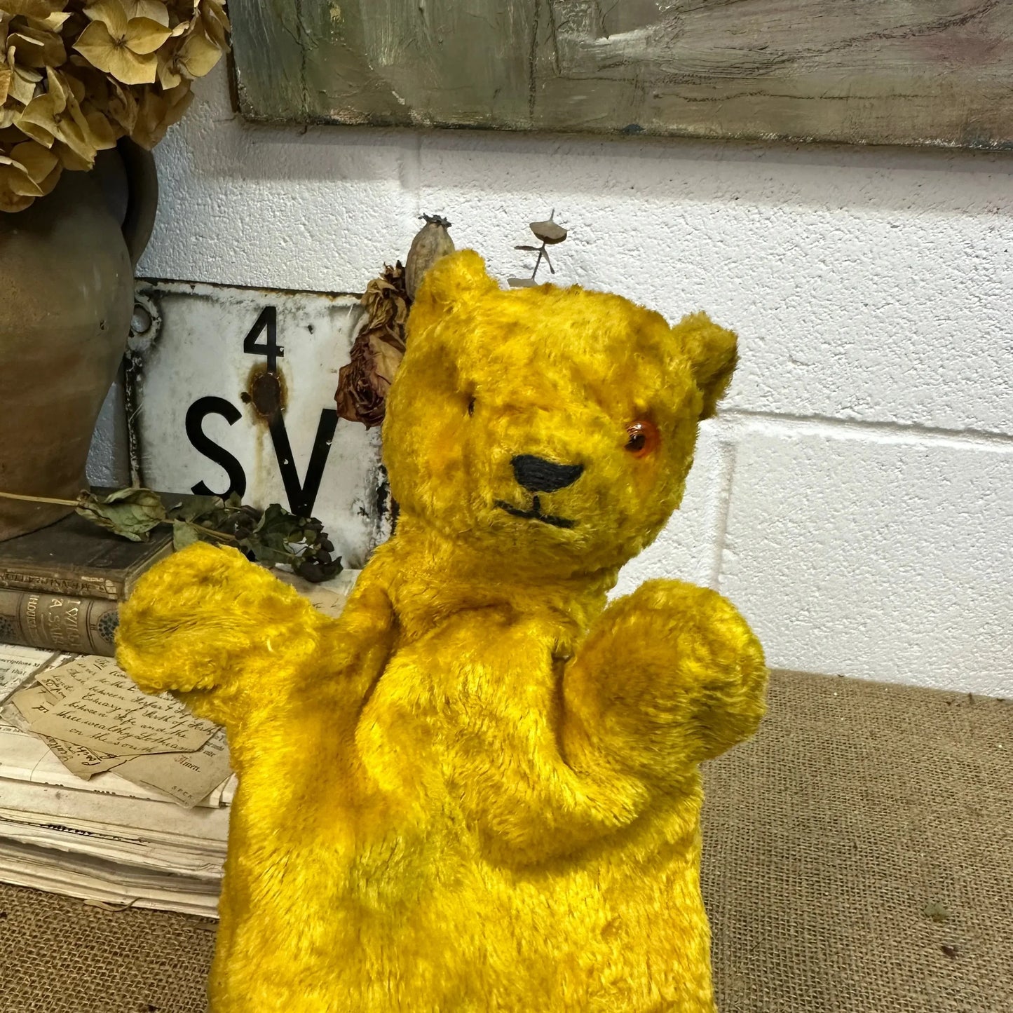 Vintage Sooty Glove Puppet - The Blind Mole