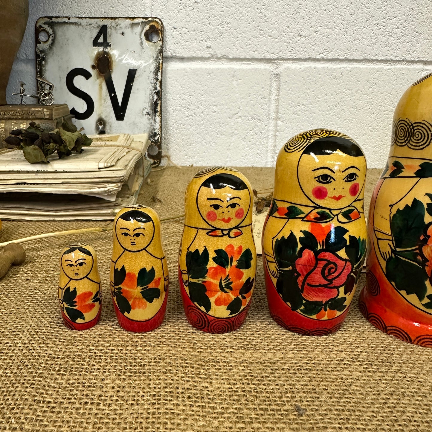 Traditional Matryoshka Russian Stacking Dolls