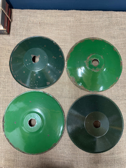 French Green Enamel Light Shade The Blind Mole