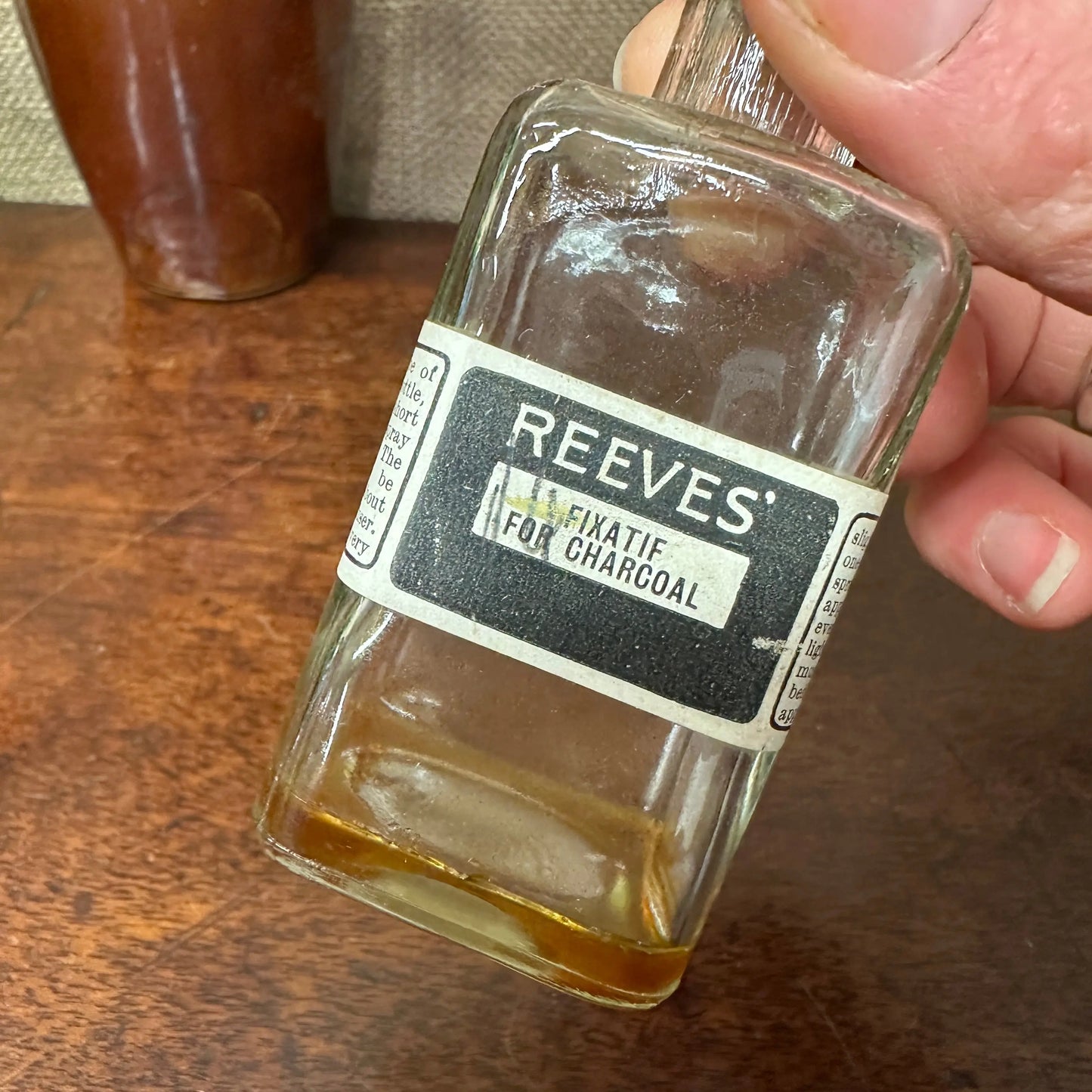 Apothecary Chemist Bottle Reeves Charcoal The Blind Mole