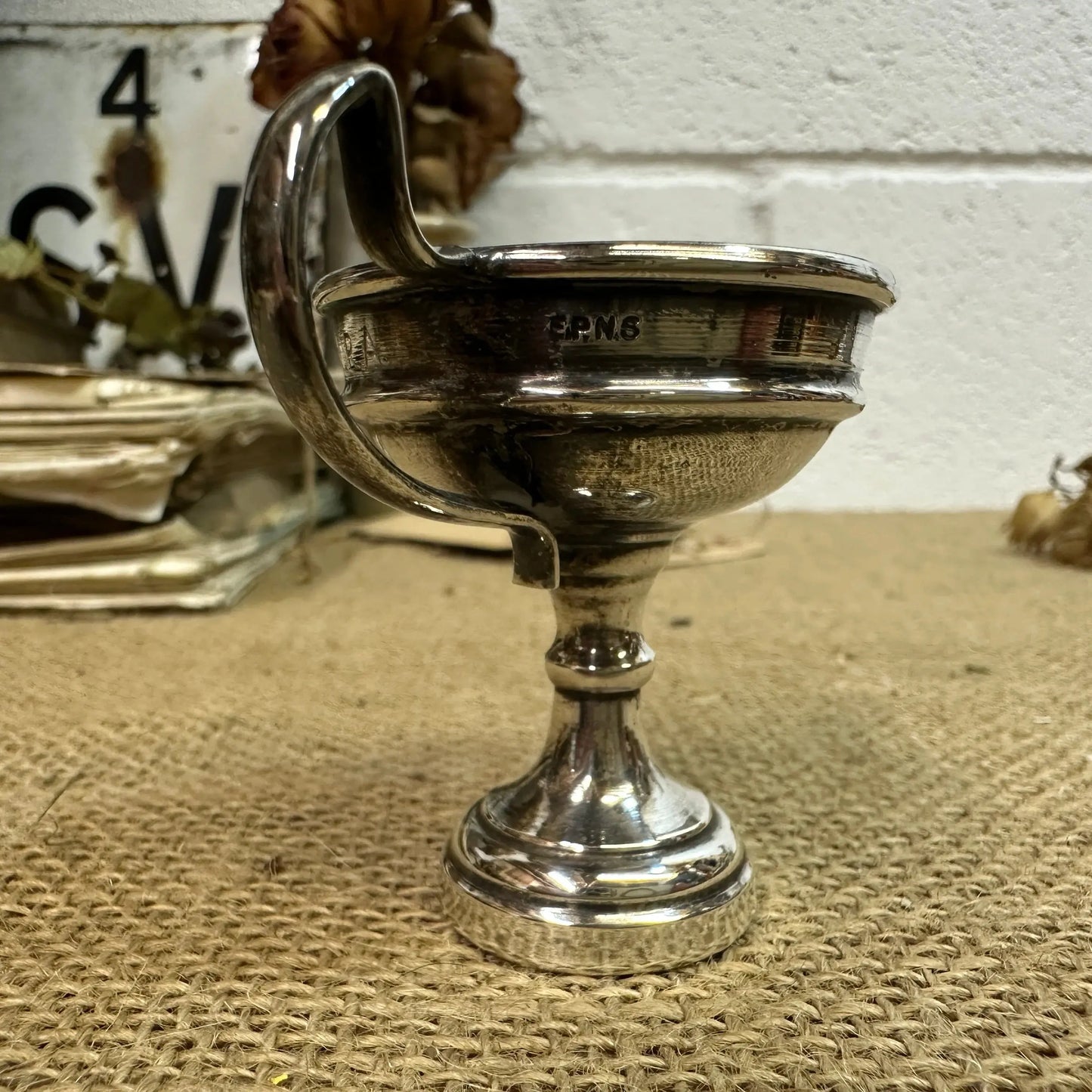 Small EPNS Decorative Trophy - The Blind Mole