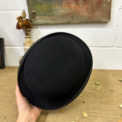 Antique Black Bowler Hat Battersby Co - The Blind Mole