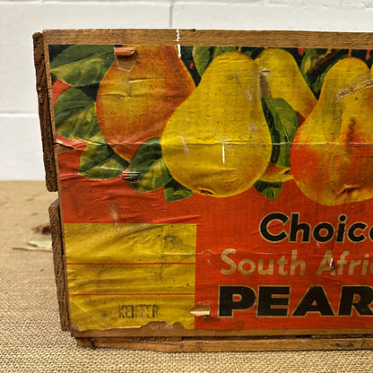 Wooden Choice Pears Crate The Blind Mole