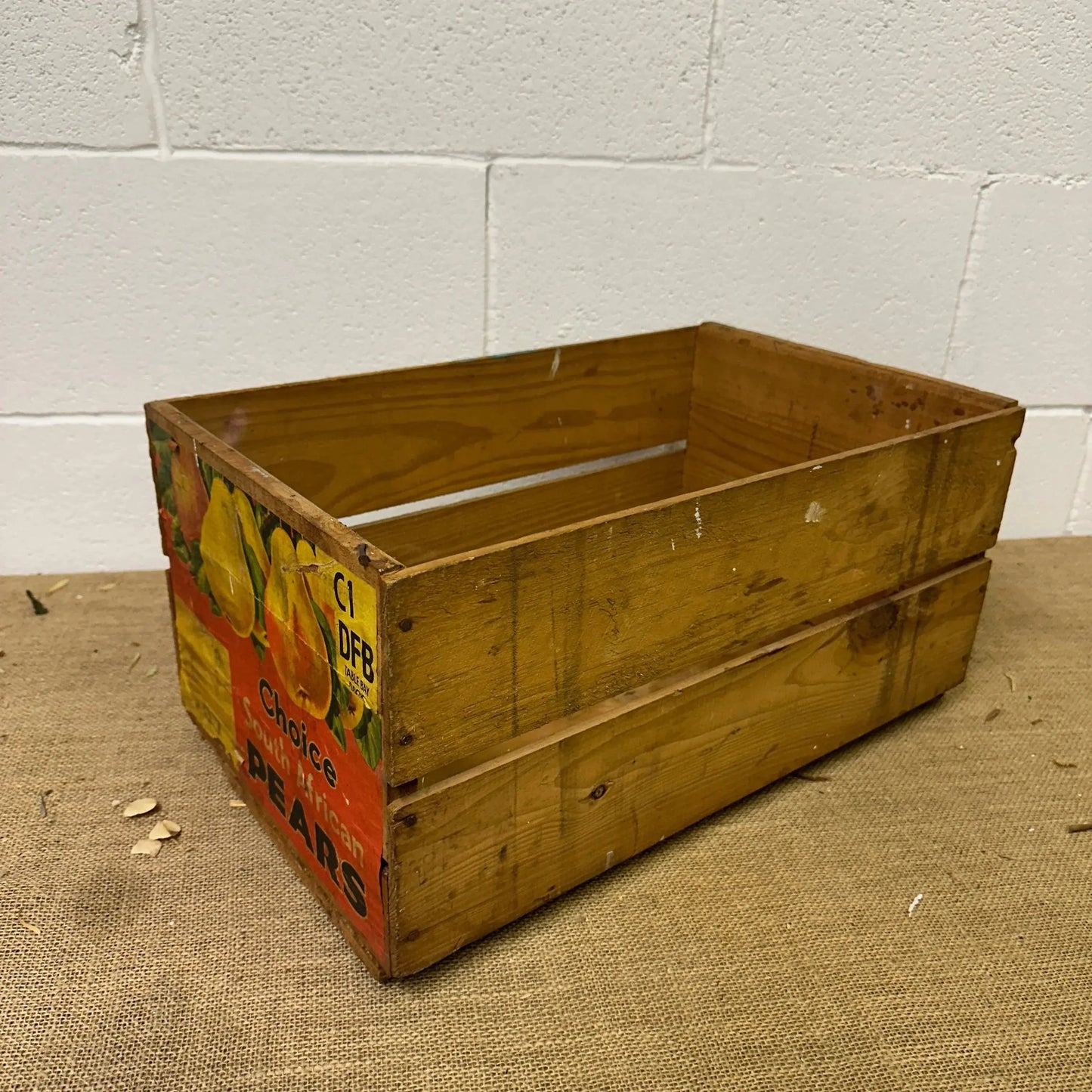Wooden Choice Pears Crate The Blind Mole