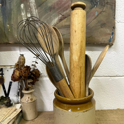 Large Antique French Balloon Whisk - The Blind Mole