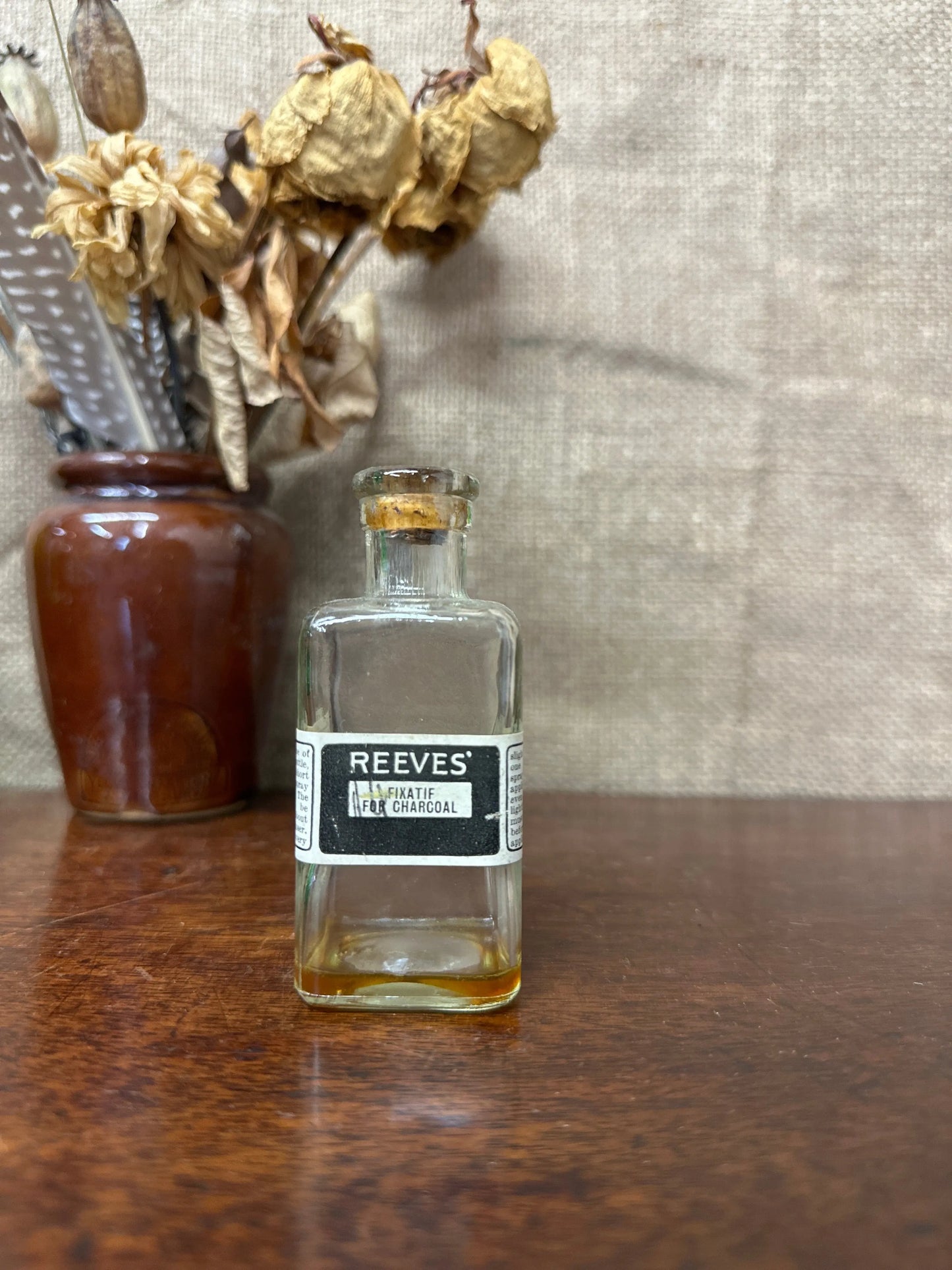 Apothecary Chemist Bottle Reeves Charcoal The Blind Mole