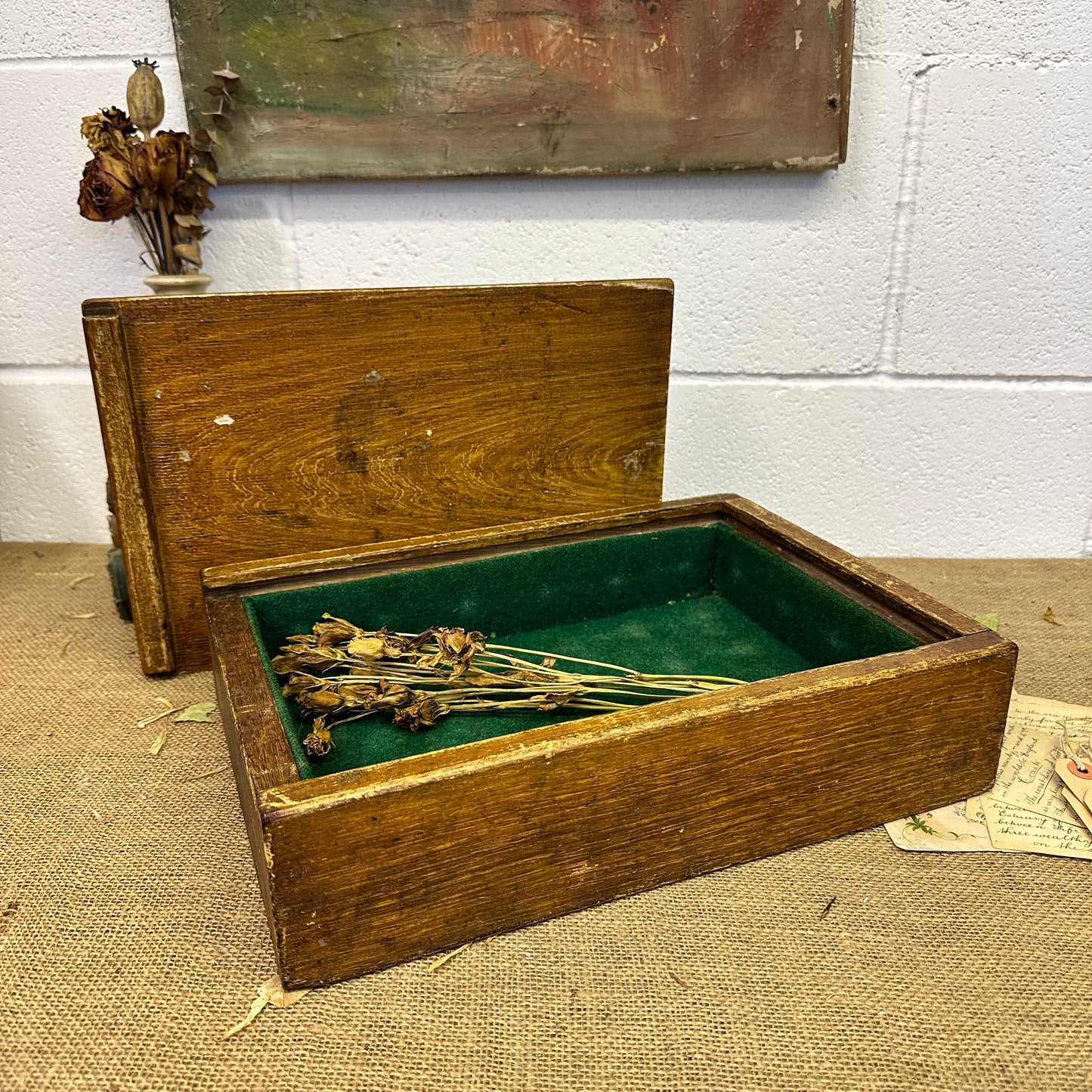 Lidded Wooden Storage Box
