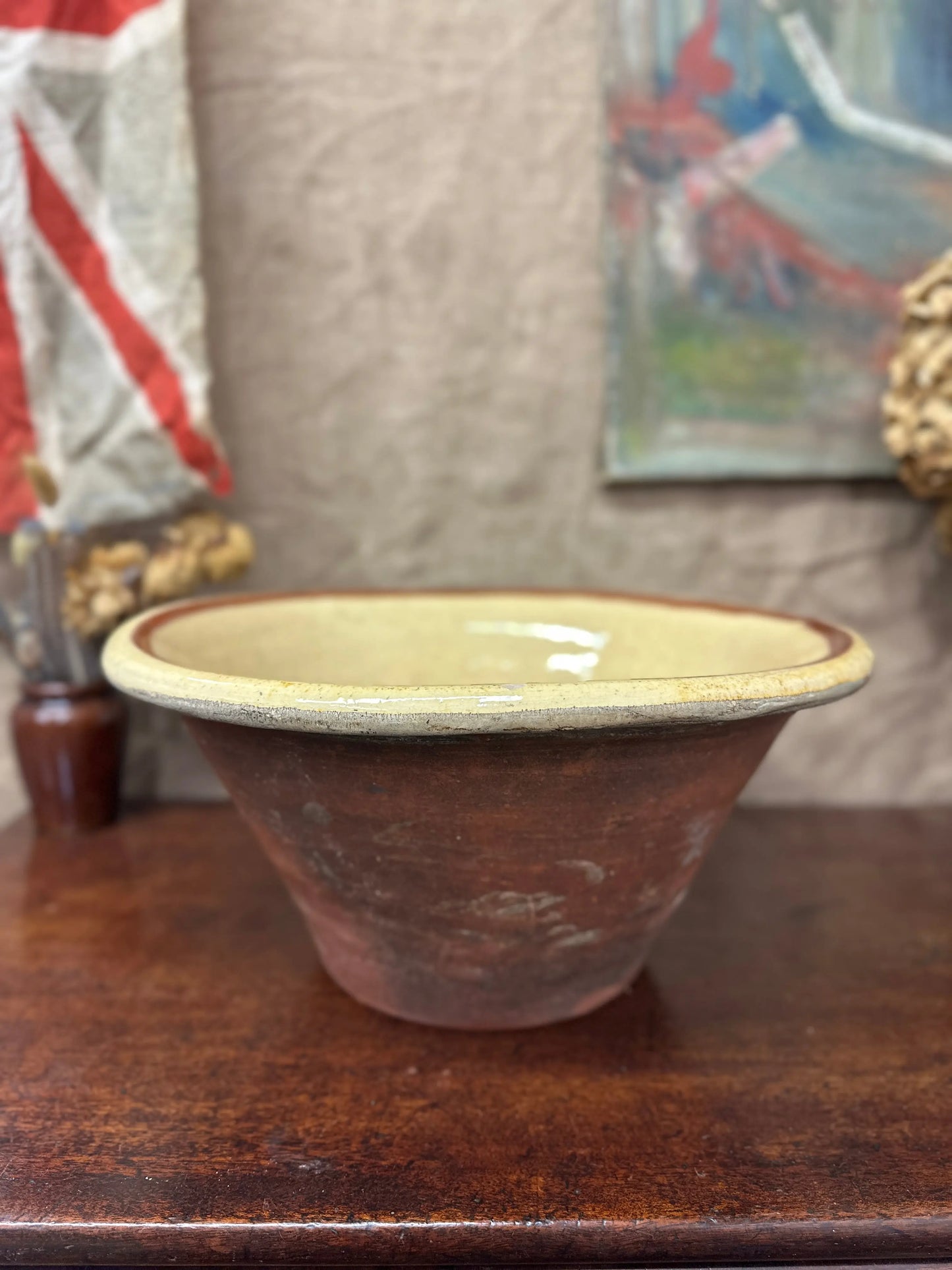 Glazed Pancheon Antique Diary Confit Bowl The Blind Mole