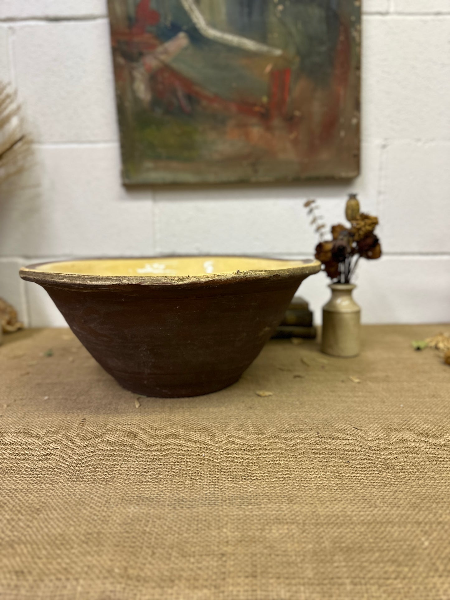 Antique Glazed Diary Confit Bowl Large - The Blind Mole