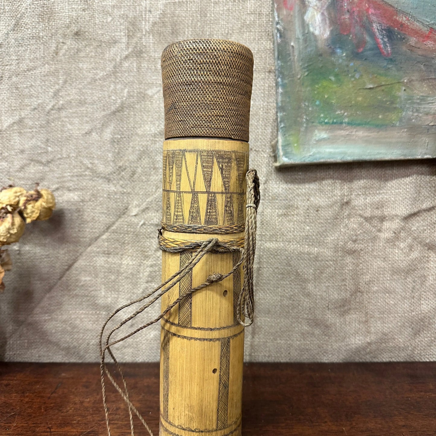 Bamboo Dayak Dart Quiver Borneo The Blind Mole