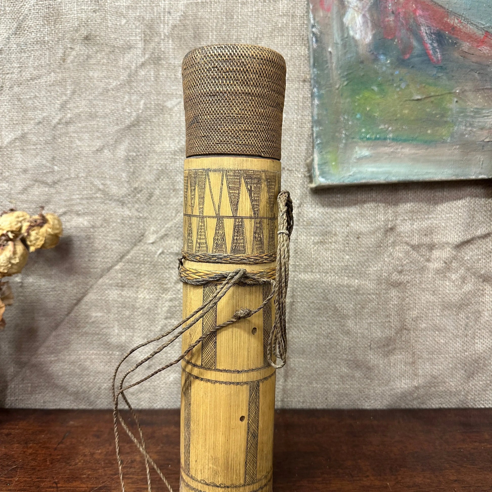 Bamboo Dayak Dart Quiver Borneo The Blind Mole