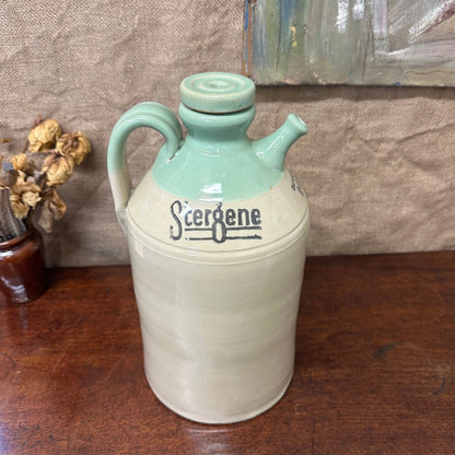 Large Stoneware Bottle Flagon Stergene The Blind Mole
