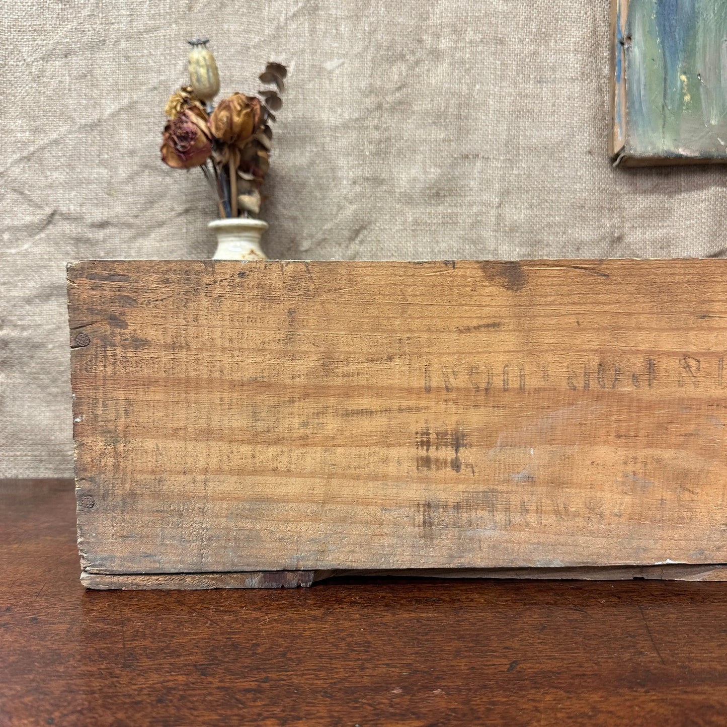 Wooden Crate The Blind Mole