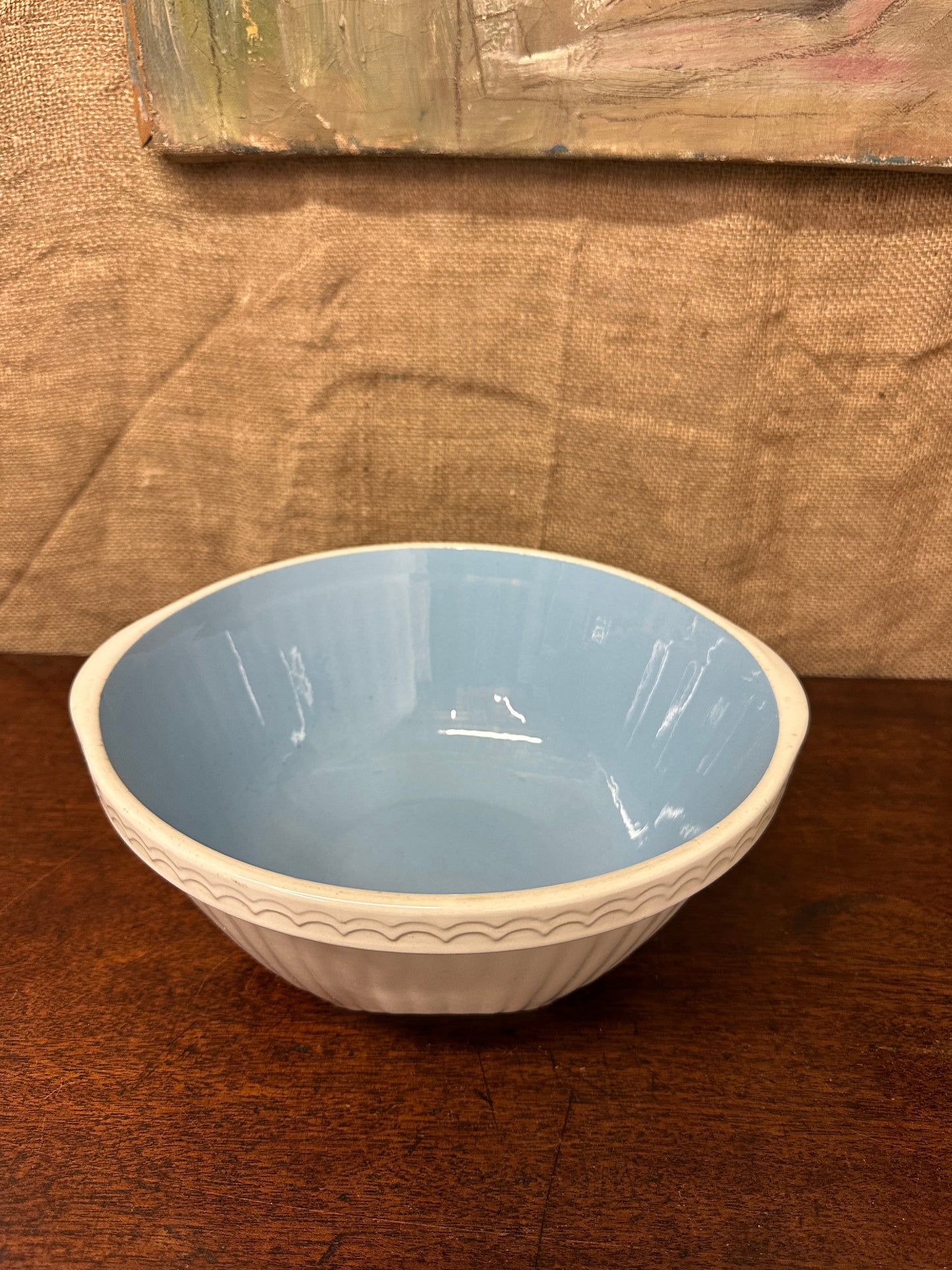 White Easimix Mixing Bowl - Gripstand TG Green