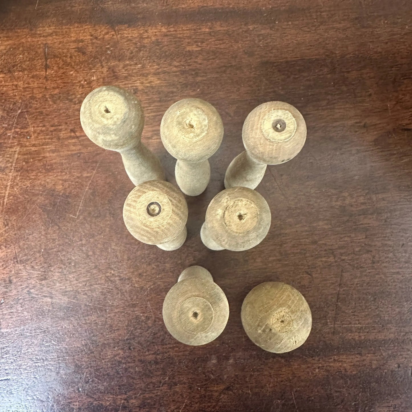 Vintage Wooden Skittle Set The Blind Mole