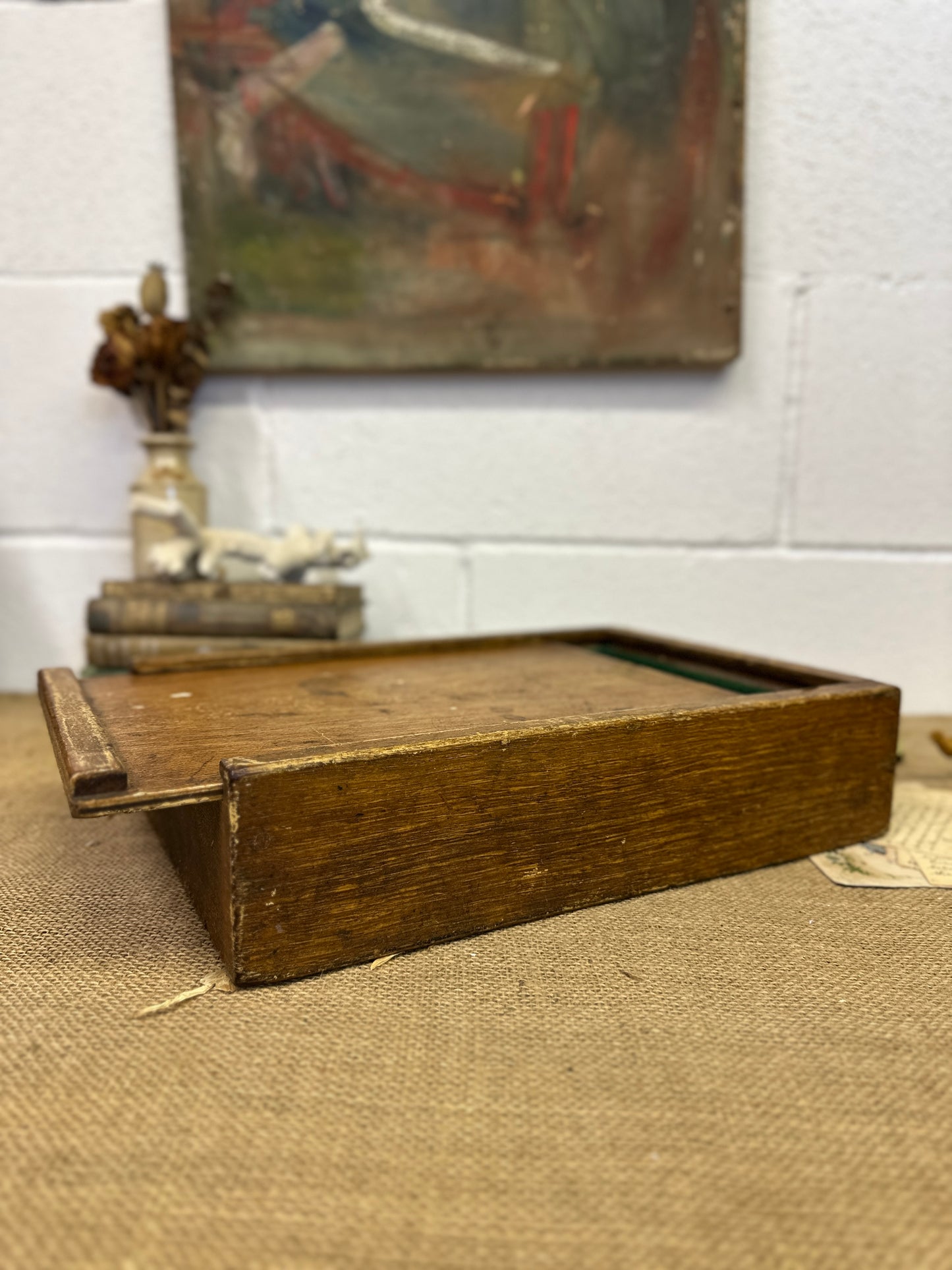 Lidded Wooden Storage Box