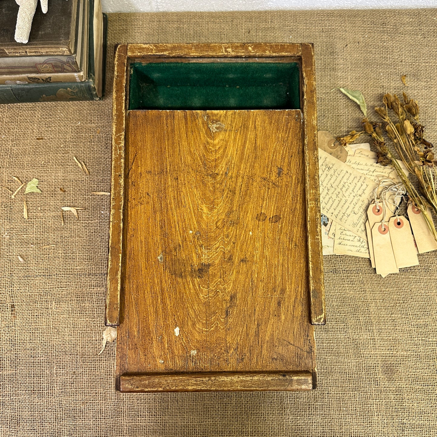 Lidded Wooden Storage Box