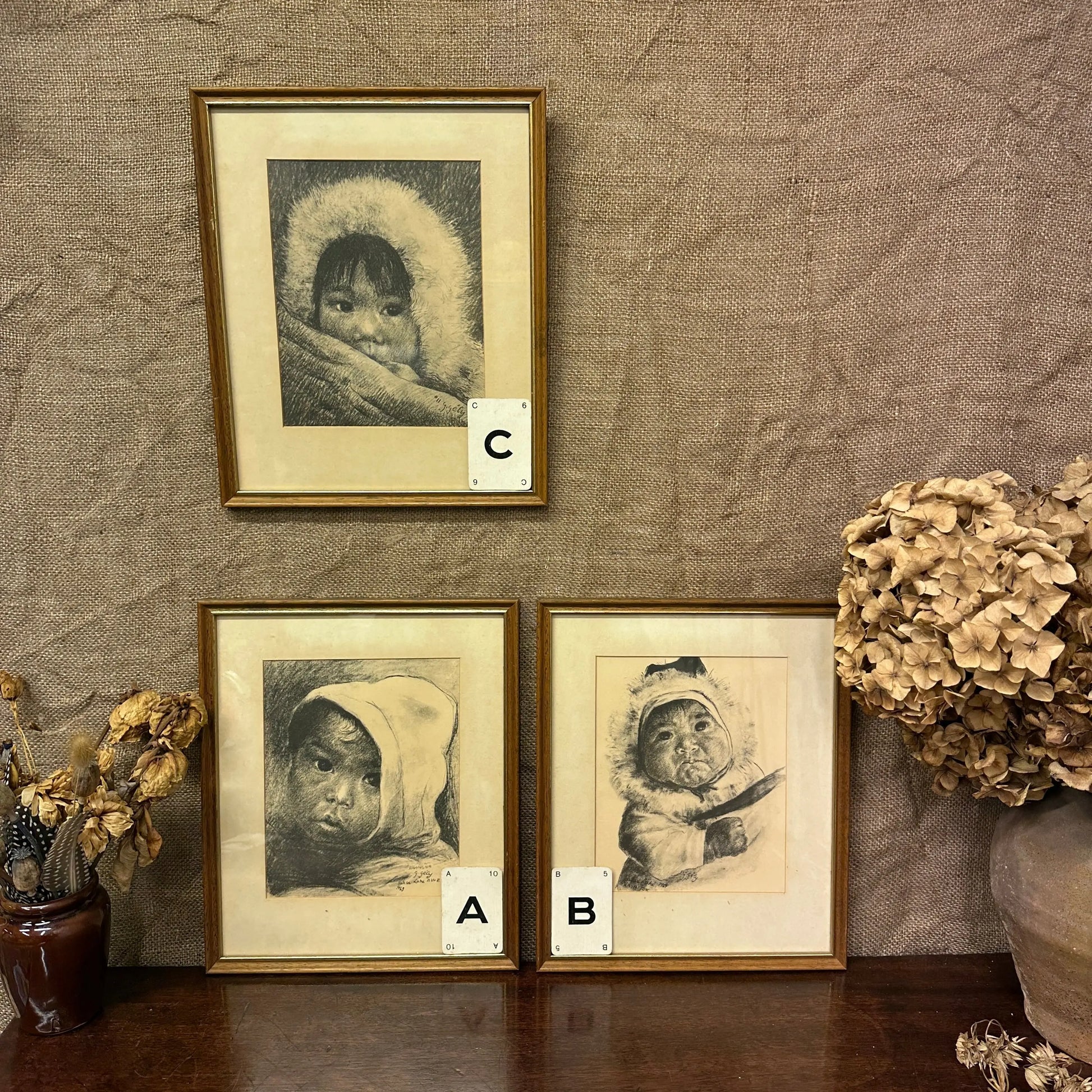Graphite Art Prints Gabriel Gely Inuit Portraits The Blind Mole
