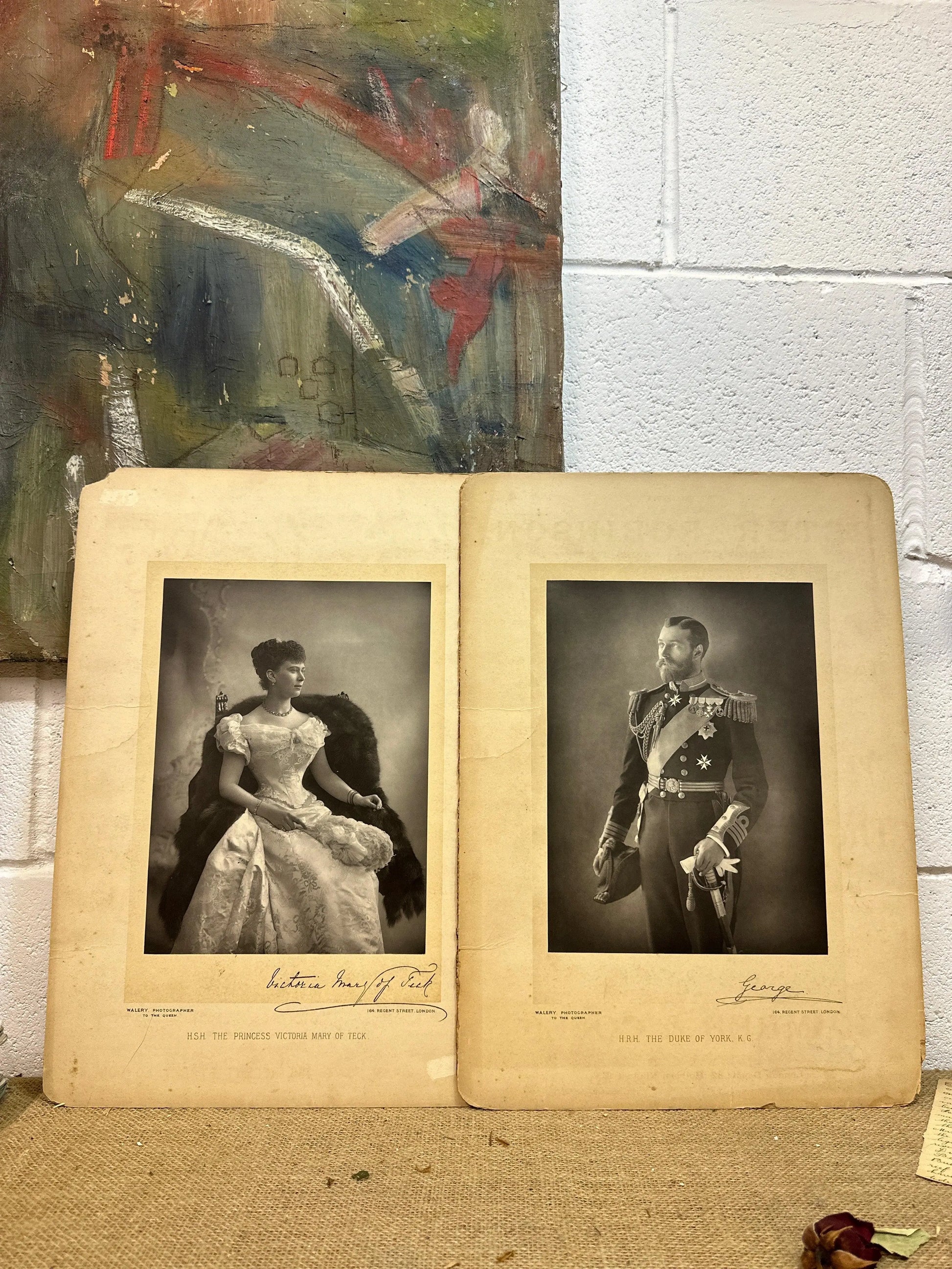 Black & White Portraits, Princess Victoria, Duke of York - The Blind Mole