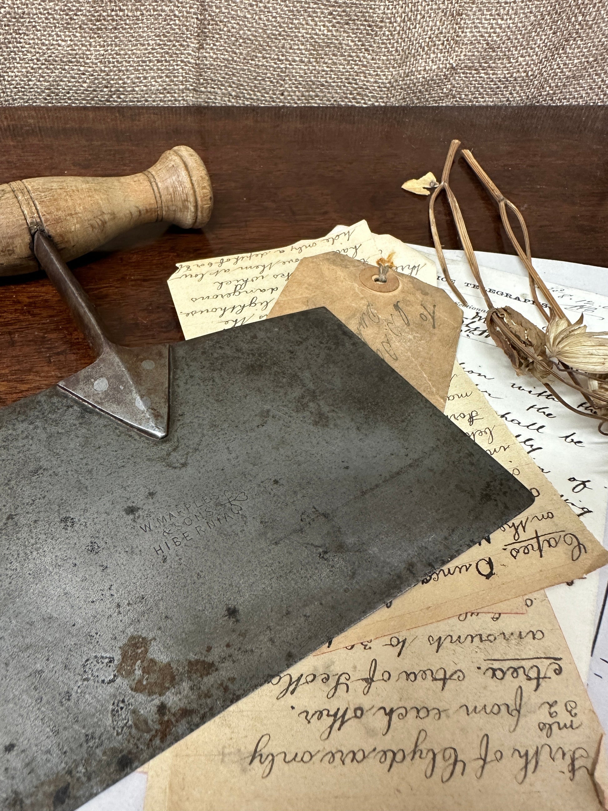 Antique Victorian Herb Cutter The Blind Mole