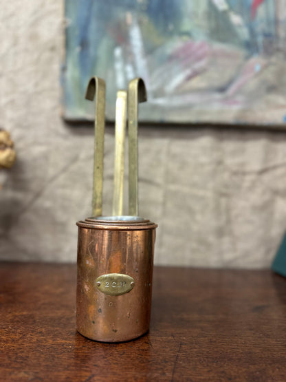 Copper Hanging Measuring Cups The Blind Mole