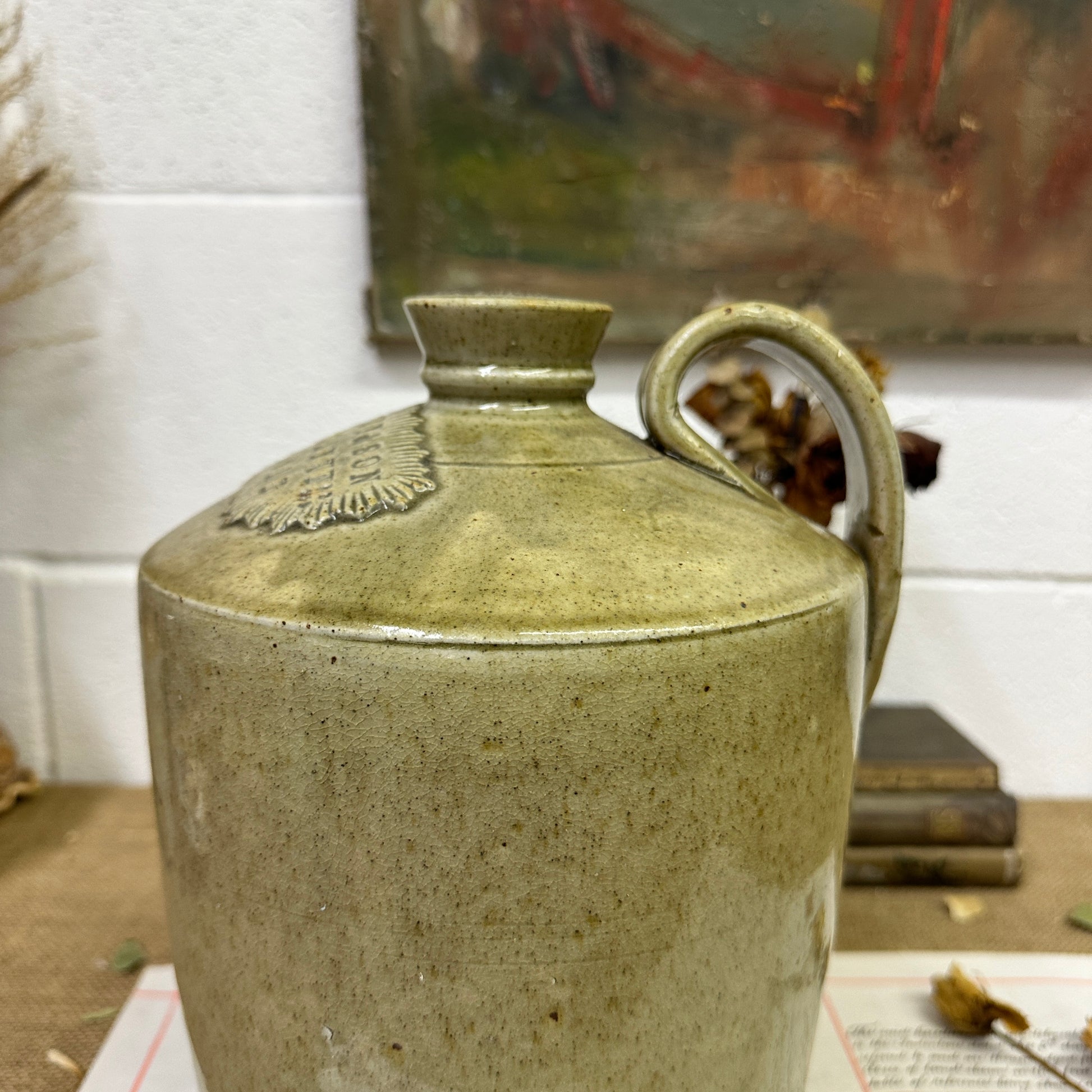 Large Stoneware Bottle Flagon Wheatley & Sons - The Blind Mole