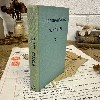 The observer’s book Pond Life - Title Bottom to Top