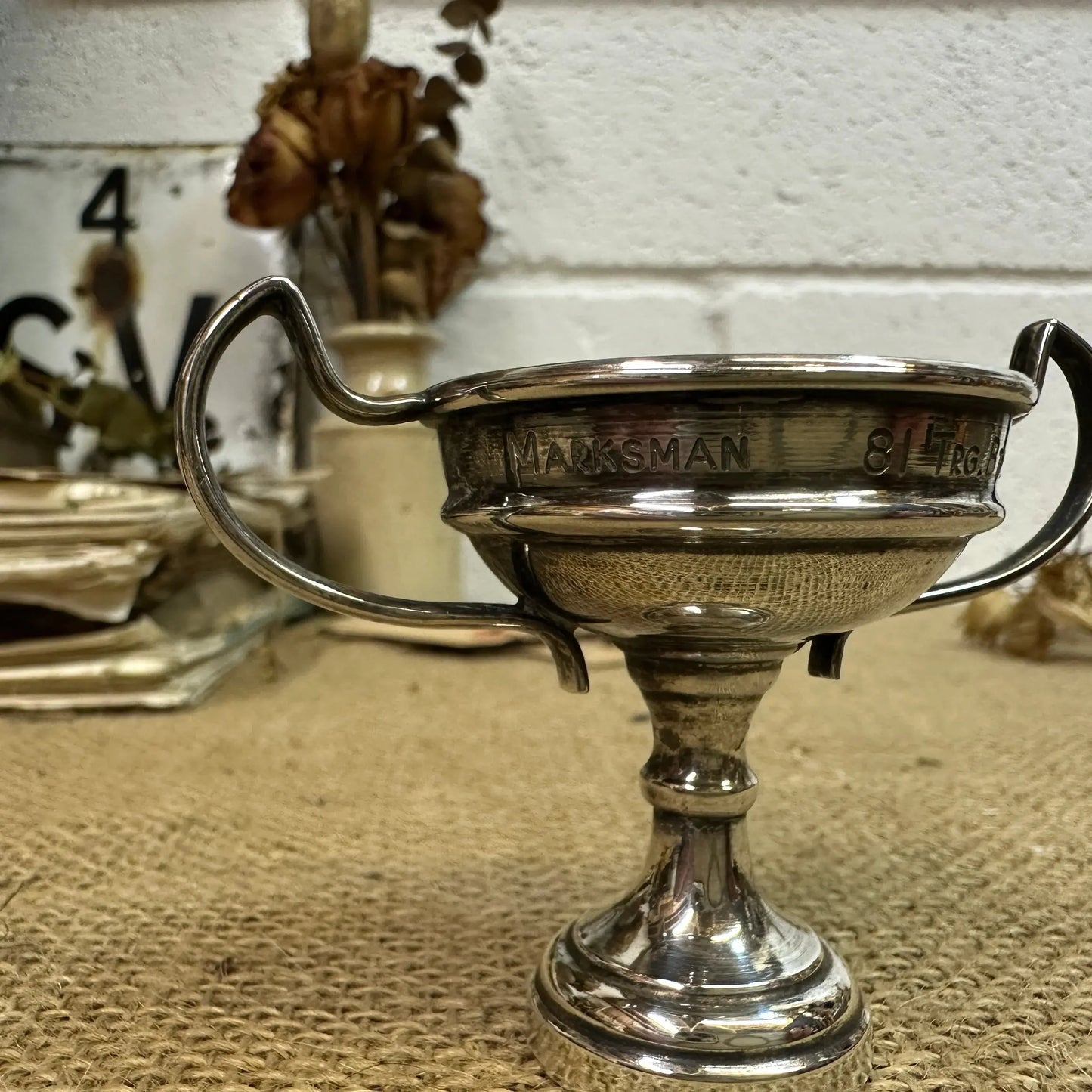 Small EPNS Decorative Trophy - The Blind Mole
