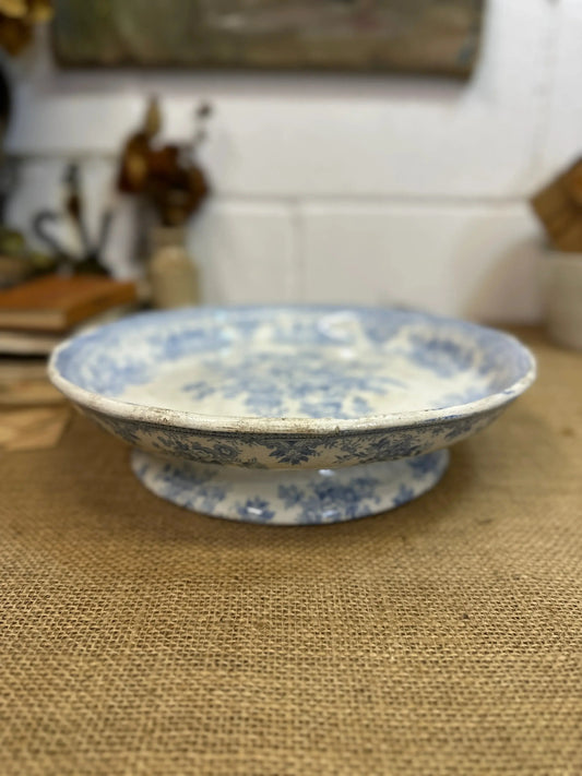 Wedgwood Victorian Pedestal Cake Stand Asiatic Pheasant - The Blind Mole