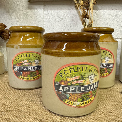 Large Stoneware Utensils Pot, Vase Labelled - The Blind Mole