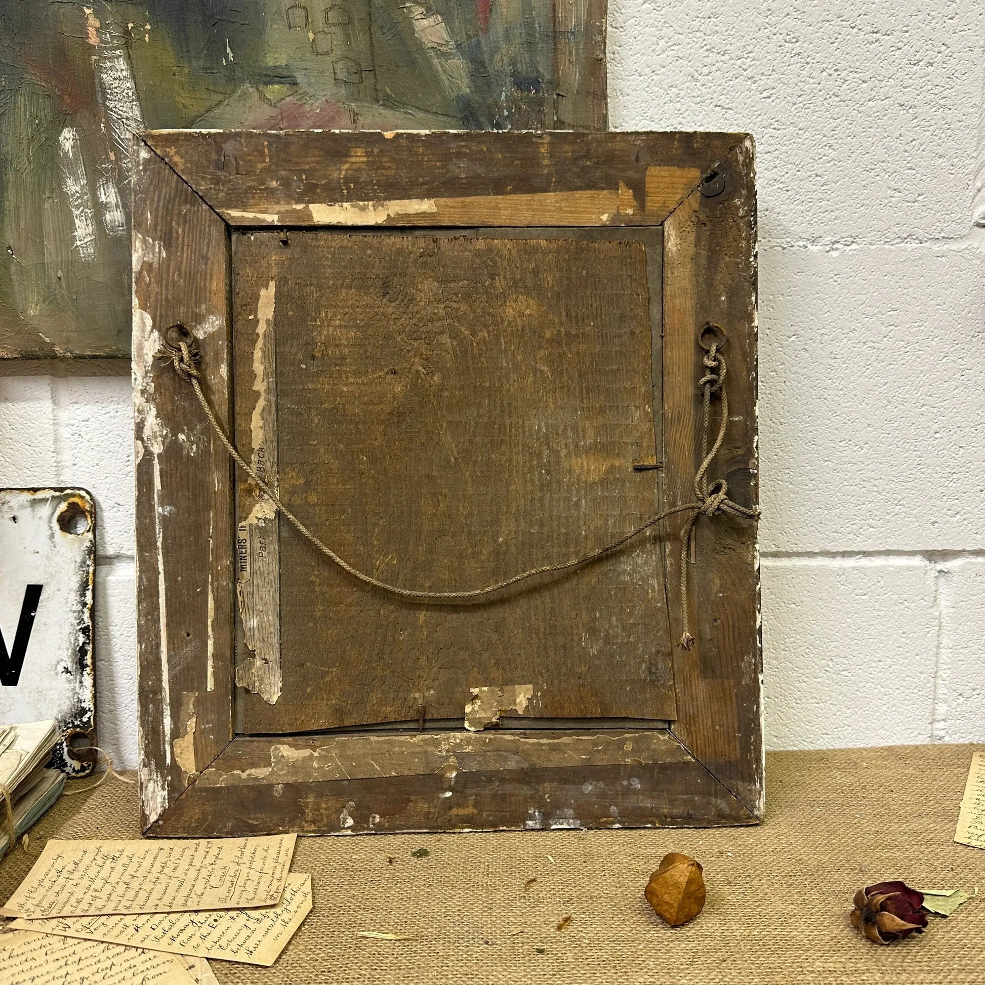 Gesso Framed Victorian Portrait - The Blind Mole