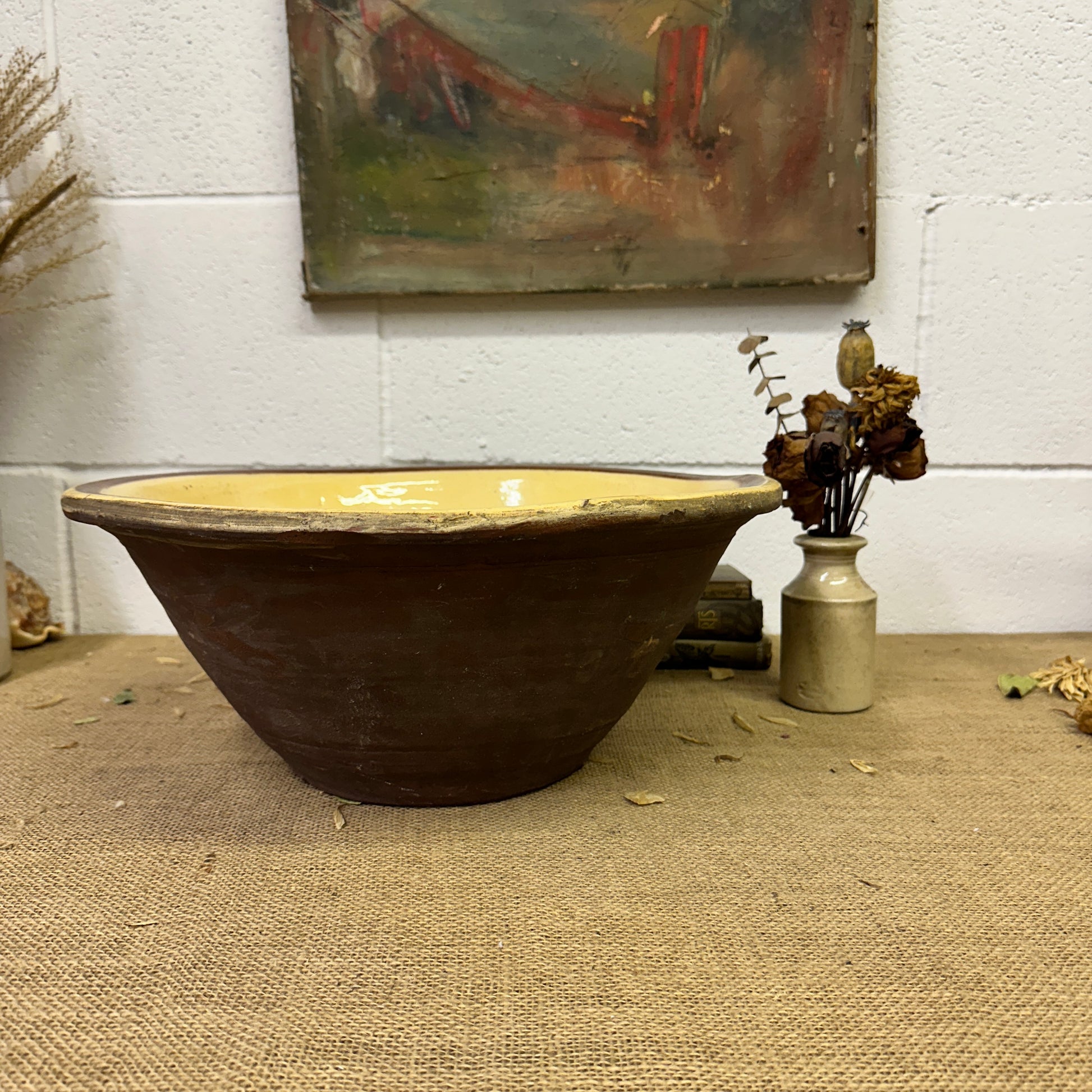 Antique Glazed Diary Confit Bowl Large - The Blind Mole