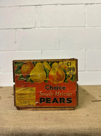 Wooden Choice Pears Crate The Blind Mole