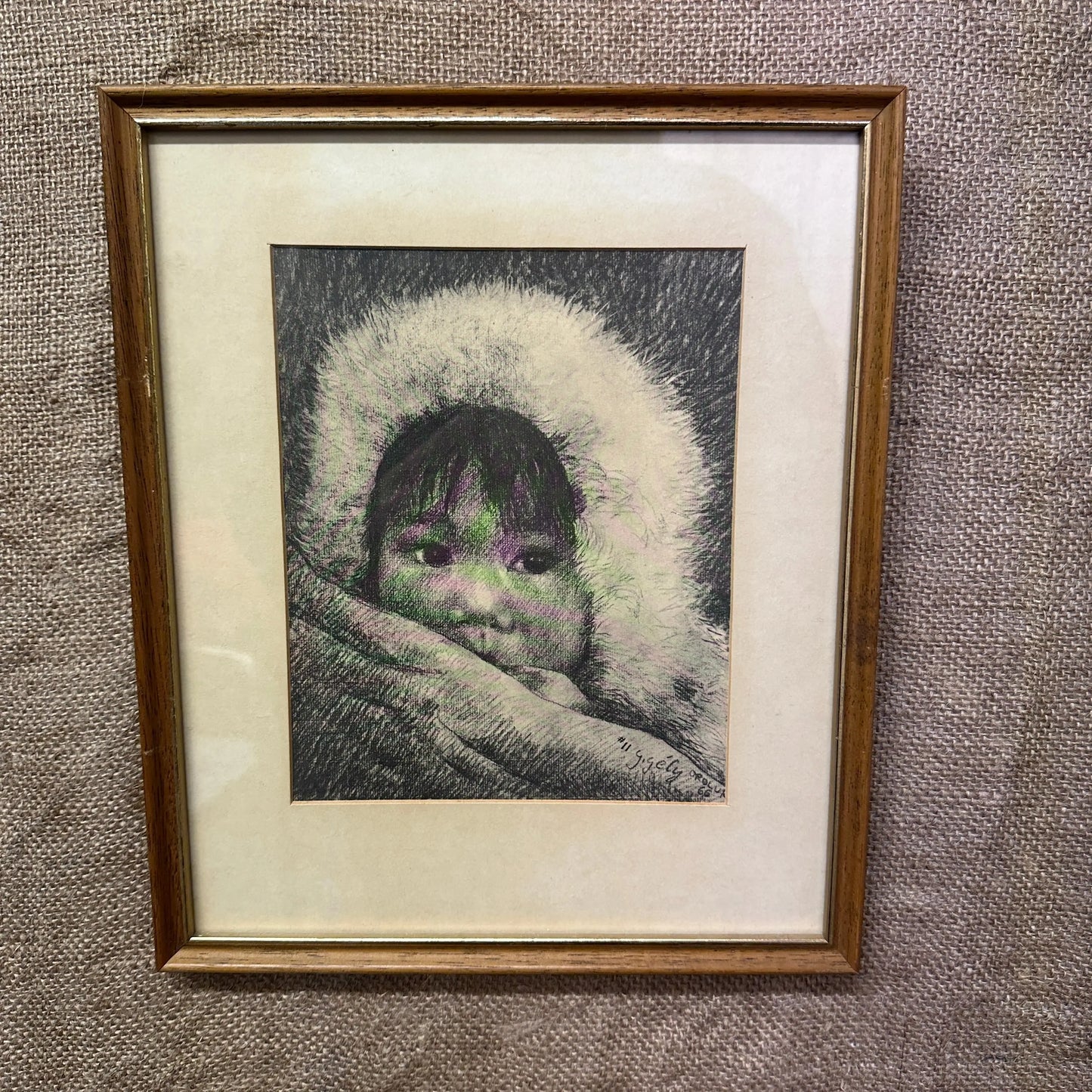 Graphite Art Prints Gabriel Gely Inuit Portraits The Blind Mole