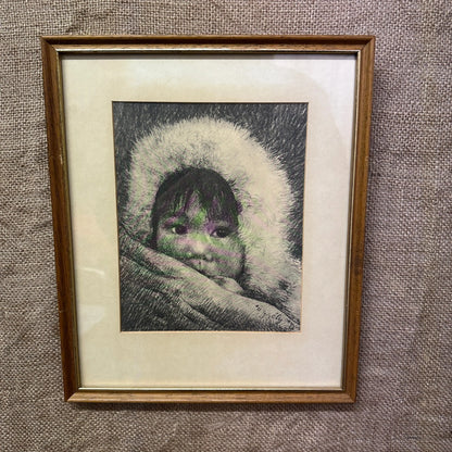 Graphite Art Prints Gabriel Gely Inuit Portraits The Blind Mole