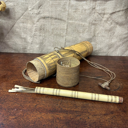 Bamboo Dayak Dart Quiver Borneo The Blind Mole