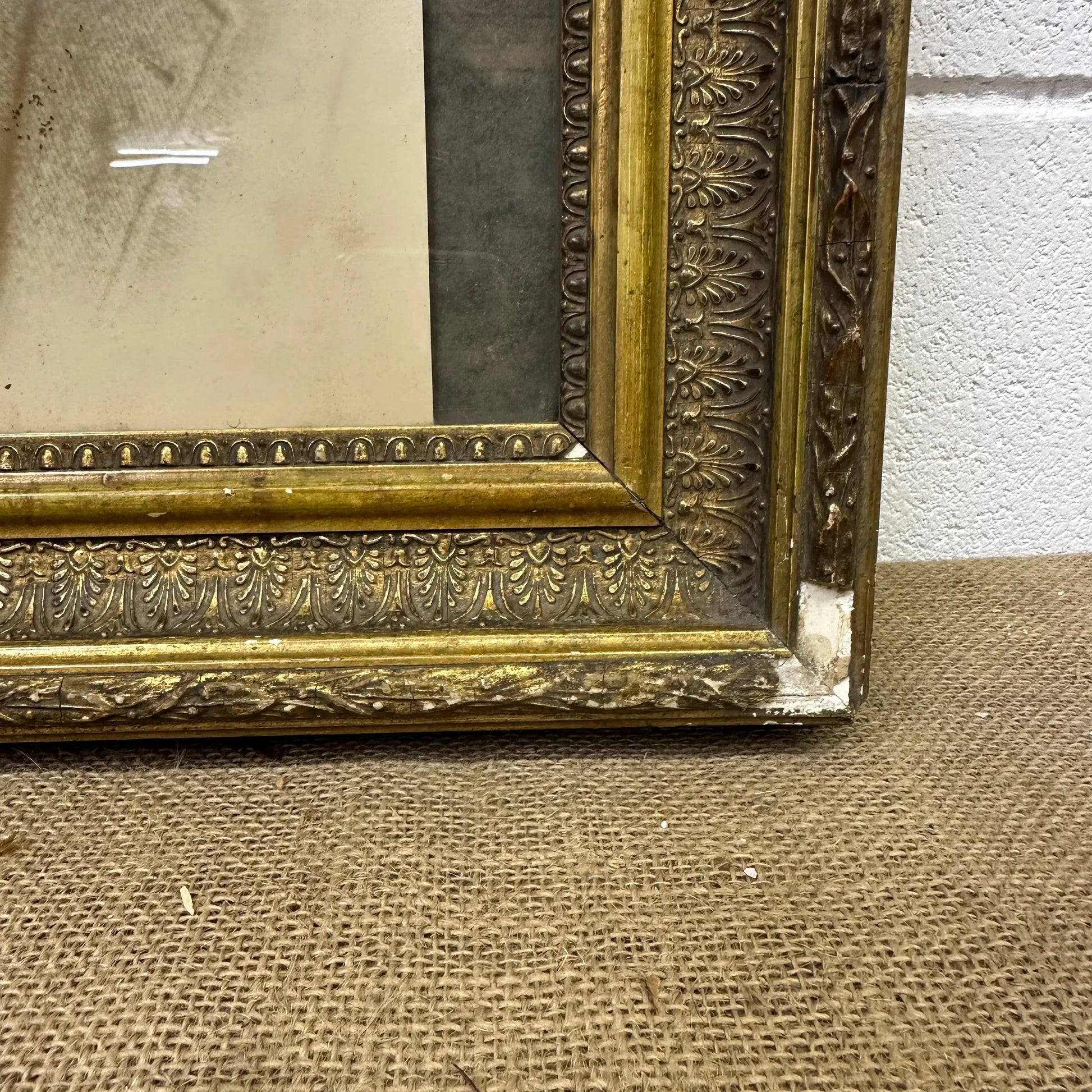 Gesso Framed Victorian Portrait - The Blind Mole