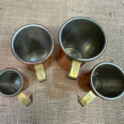Copper Stacking Measuring Cups - The Blind Mole