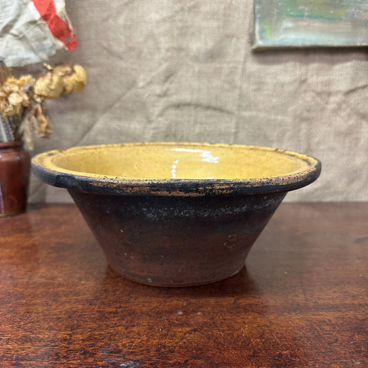 Antique Glazed Diary Pancheon Bowl The Blind Mole