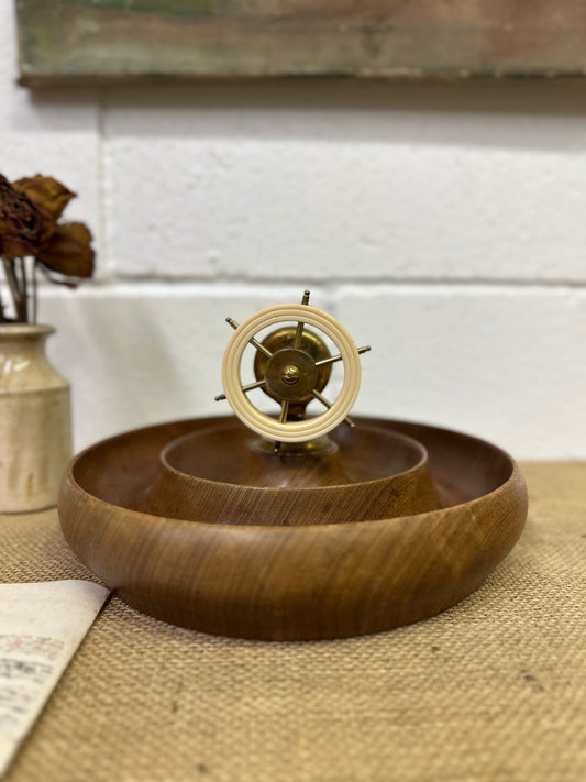 Ships Wheel Brass Nut Cracker - The Blind Mole