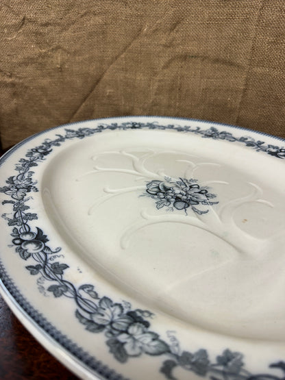 Giant Victorian William Brownfield Serving Serving Platter Roasting Plate