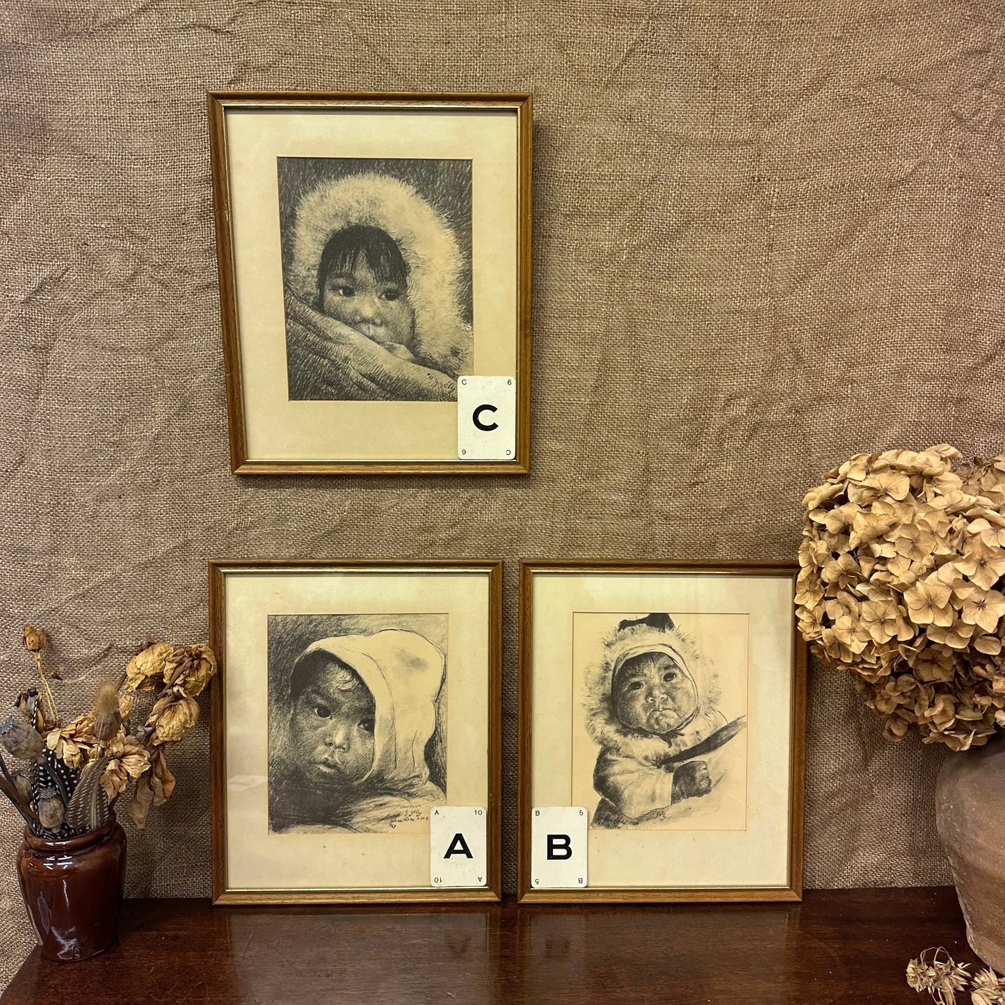 Graphite Art Prints Gabriel Gely Inuit Portraits The Blind Mole