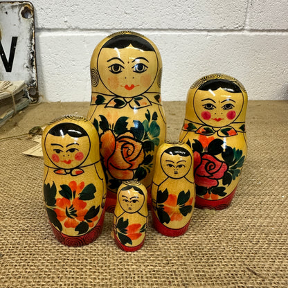 Traditional Matryoshka Russian Stacking Dolls