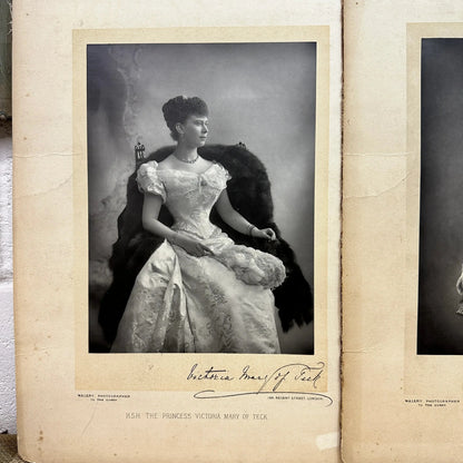 Black & White Portraits, Princess Victoria, Duke of York - The Blind Mole